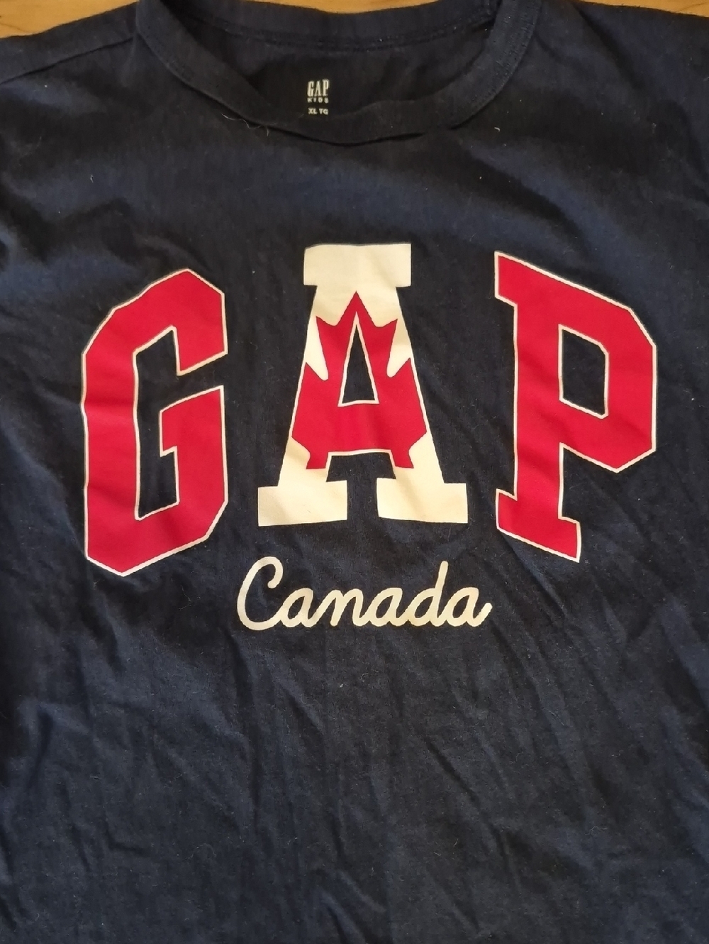 Boys Size 10 GAP Canada Short Sleeve Logo Tee - Picture 2 of 3